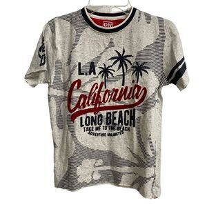 DNMX L.A. California Long Beach T-Shirt Kids Size 11-12 yrs Short Sleeve Surf